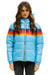 WOMEN'S 5 STRIPE LUXE TREKKER JACKET - GLOSSY SKY Jacket Aviator Nation 