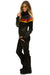 WOMEN'S 5 STRIPE SATIN POWDER SUIT - BLACK Jacket Aviator Nation 