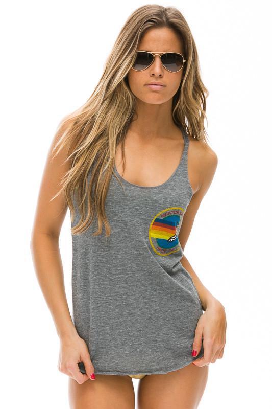 WOMEN'S AVIATOR NATION TANK - HEATHER GREY Women's Tank Aviator Nation 