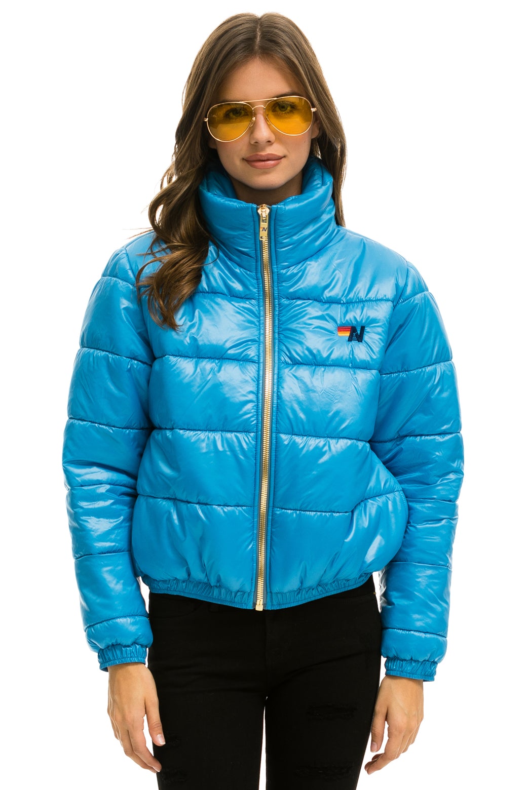 Aviator nation puffer jacket sale sales