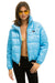 WOMEN'S BOLT LUXE APRES PUFFER JACKET - GLOSSY SKY Jacket Aviator Nation 