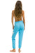 WOMEN'S BOLT STITCH SWEATPANTS - SKY // WHITE Womens Sweatpants Aviator Nation 