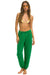 WOMEN'S QUILTED SWEATPANTS - KELLY GREEN Womens Sweatpants Aviator Nation 