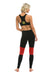 WOMEN'S SPRINTER FULL LENGTH LEGGINGS - BLACK // RED Leggings Aviator Nation 