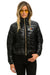 WOMEN'S SUNBURST APRES PUFFER JACKET - BLACK Jacket Aviator Nation 