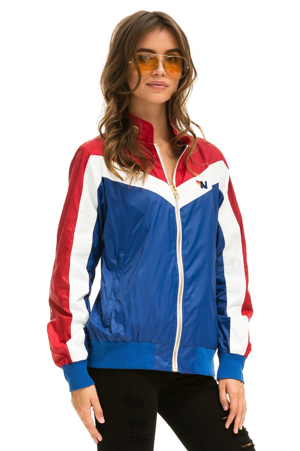 WOMEN'S WINDBREAKER JACKET - CLASSIC USA Jacket Aviator Nation 